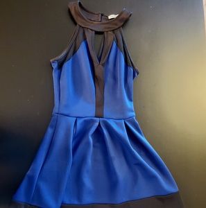 Royal blue skater dress